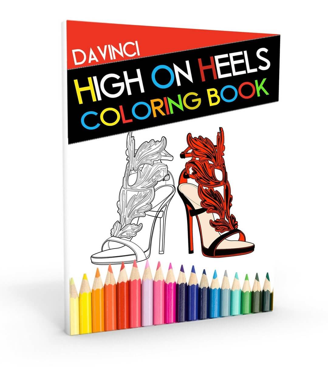 high on heels coloring book