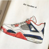 Davinci Air Jordan Coloring Book- Adult Coloring Book, Coloring Page, Air Jordan SVG, Coloring sheets, Sneaker Art, - ColoringBookLife