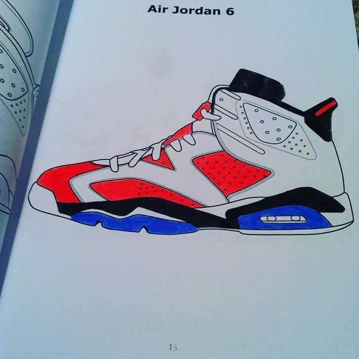 [Air Jordan coloring book] and [ Sneaker Head Coloring Book] - ColoringBookLife